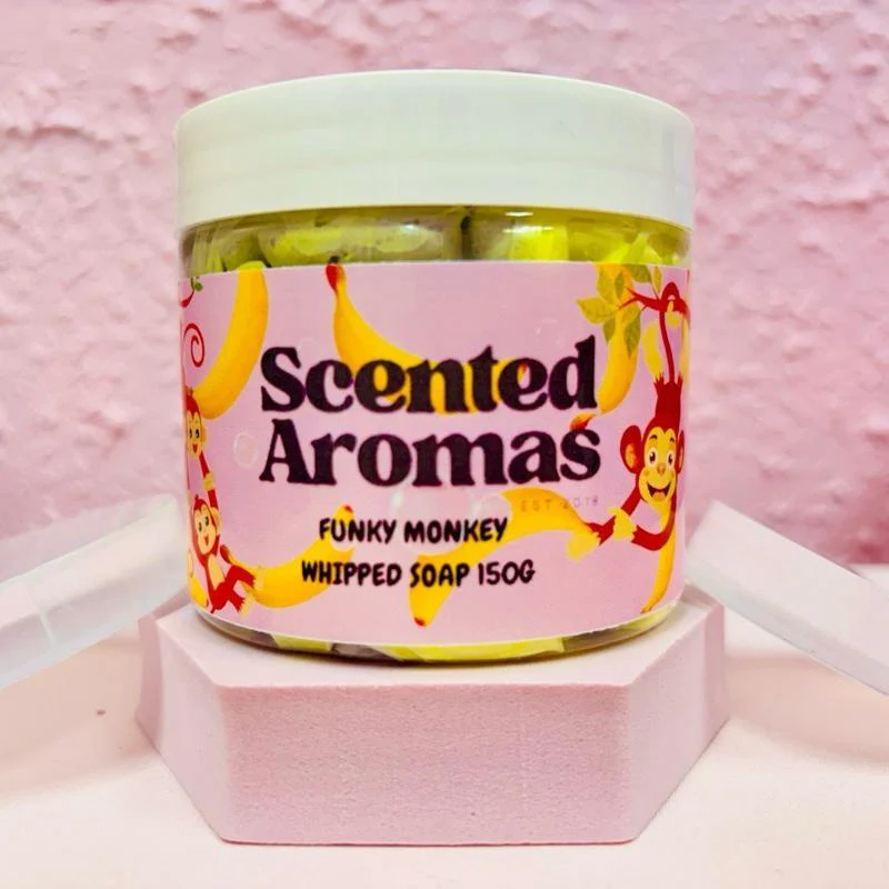 Funky Monkey Banana Whipped Soap 200g
