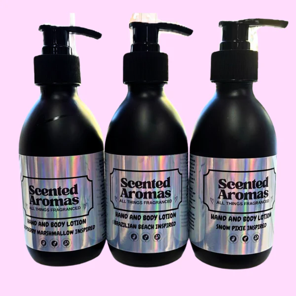 Scented Aromas Premium Luxury Skincare 2 Pack - 3 in 1 Wash & Hand & Body Lotion Cosmetic Multibuy - Image 3
