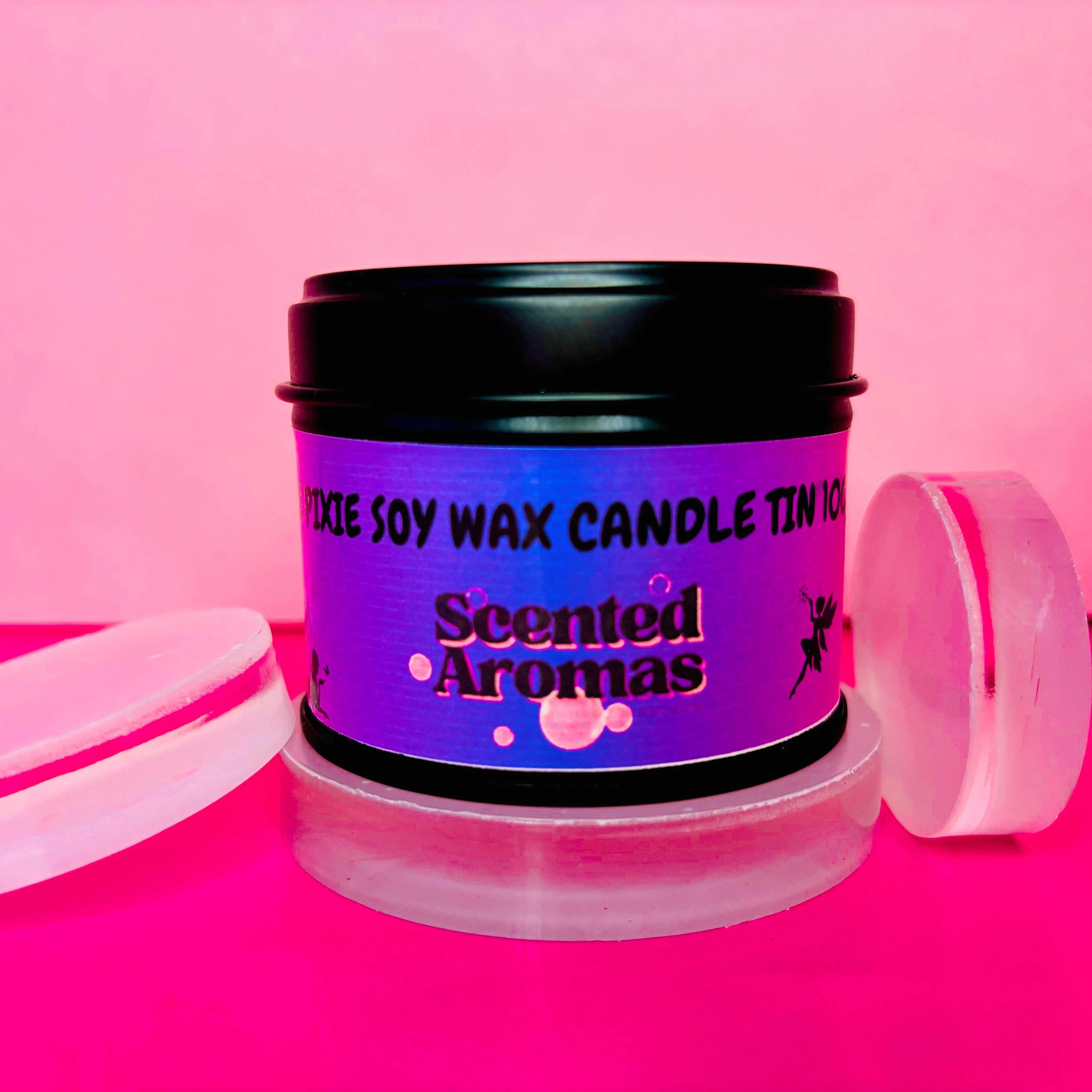 Snow Pixie Candle Tin 100ml - Bestselling Sweet Bubblegum